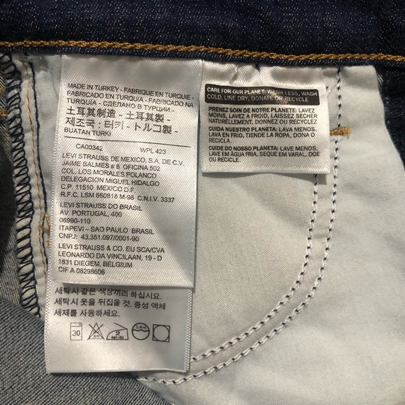 Levi’s BNWT 710 Super Skinny Mid Rise 25x30 - Picture 5 of 5